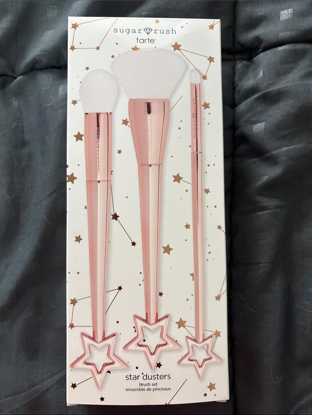 tarte Pink Star Dusters Makeup Brush Trio